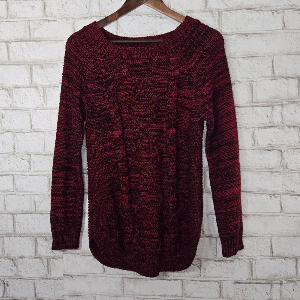 Maurices black/ red sweater